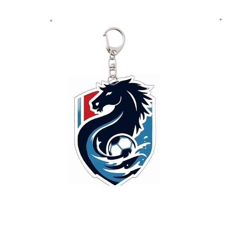 蘇州サッカーチームロゴサッカーリーグアクリルキーホルダークリエイティブペンダント南通と呼ばれるNangye Yancheng Nanjing|undefined