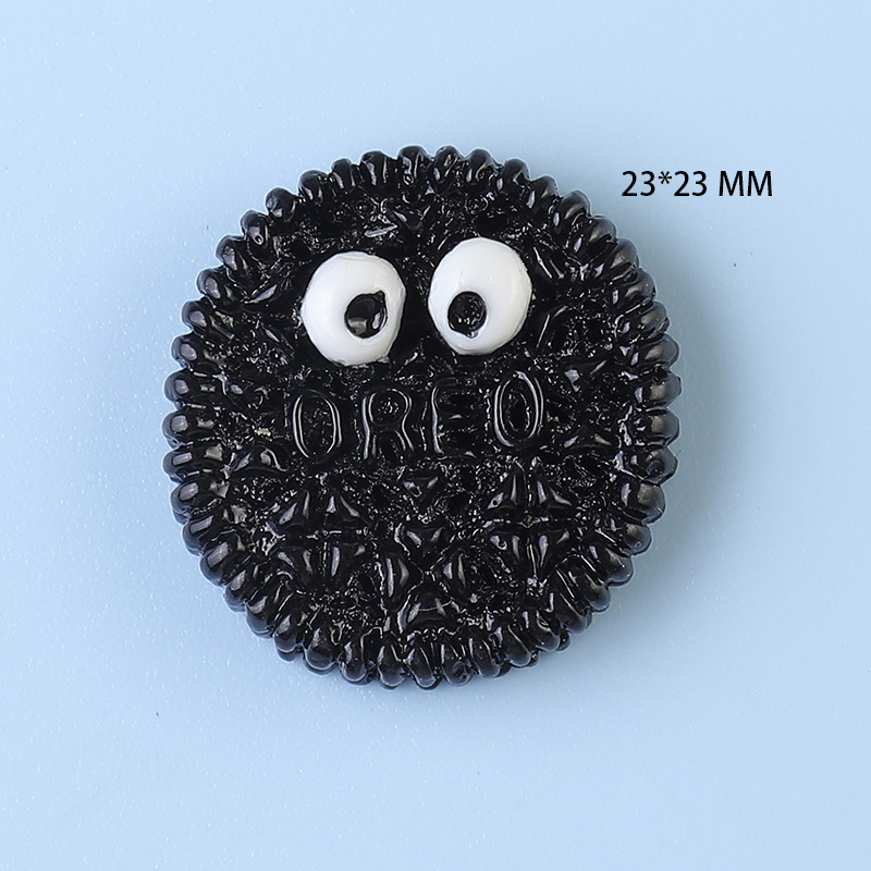 Cute food and play simulation biscuit Oreo diy cream glue mobile phone shell resin accessories creative hairpin jewelry Cute food and play simulation biscuit Oreo diy cream glue mobile phone shell resin accessories creative hairpin jewelry