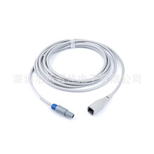 适用于锦江电子4针双槽有创压转BD/爱德华/尤它等压力传感器电缆