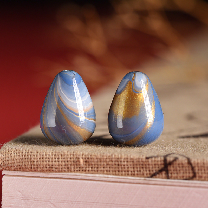 1.2*1.6cm water drop mountain and sea single