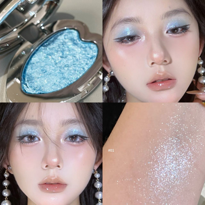 HERORANGE梦核高光眼影珠光碎闪细腻持妆卧蚕提亮爆闪轻欧美美妆|undefined