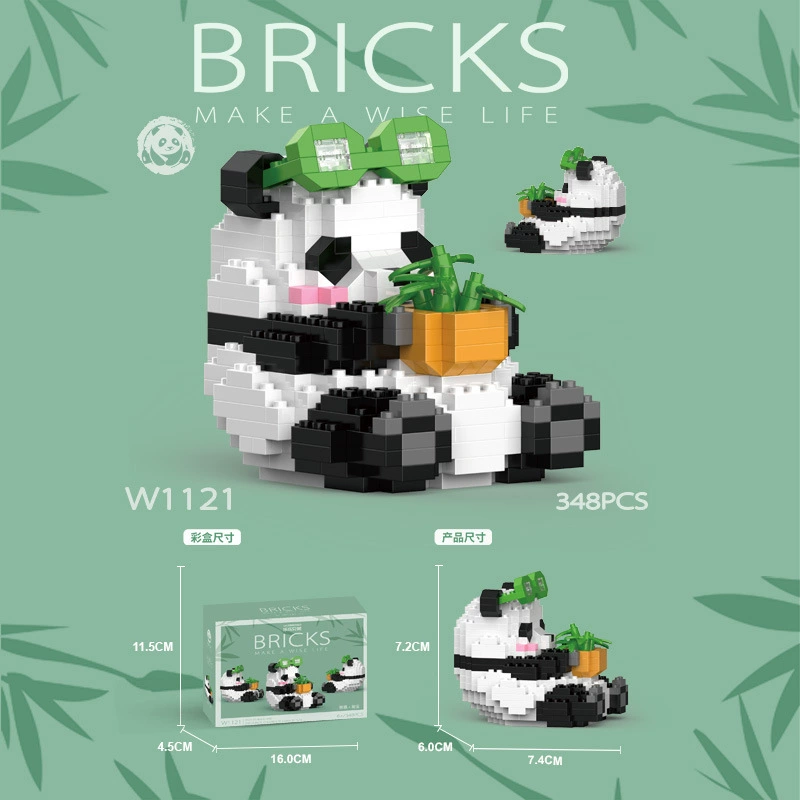 Building Blocks Lego panda constructor set, multi-variant 148–500 pcs, birthday toy