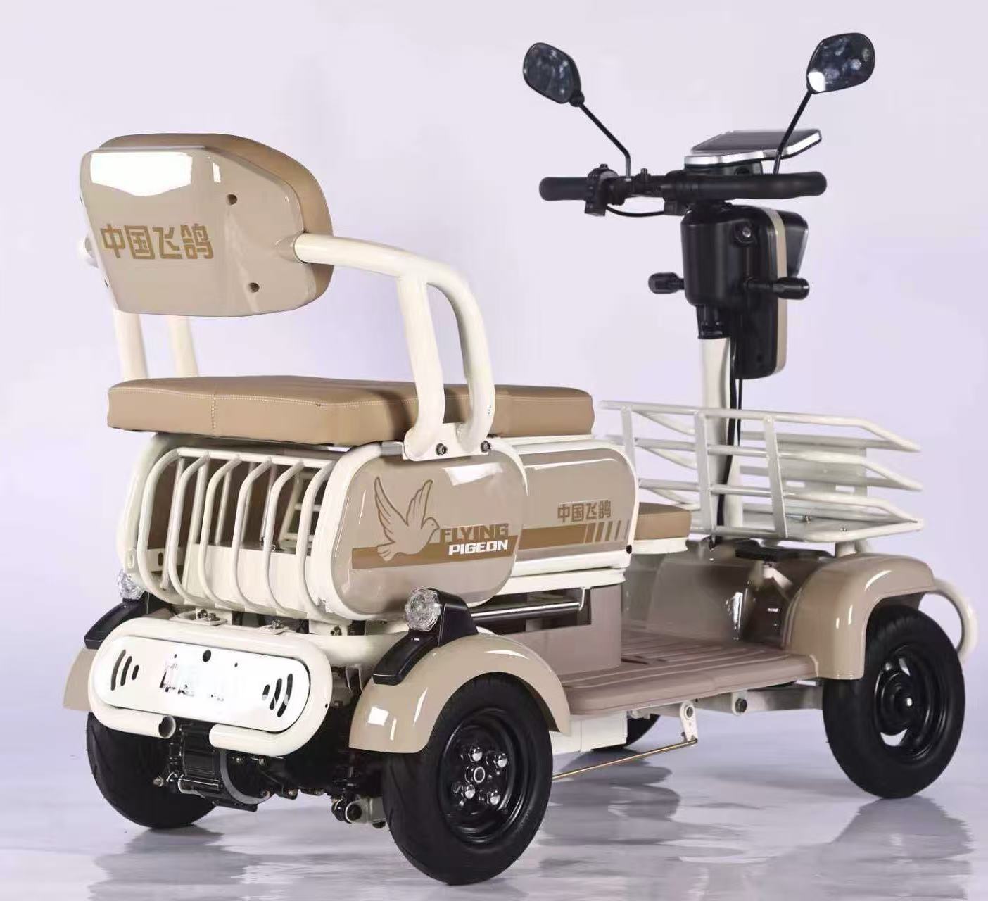 Small old age scooter four-wheeled car 48V battery car adult household pick-up children's car safety anti-fall