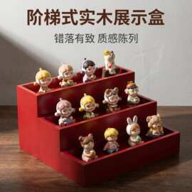 跨境亚马逊新款木质工艺品女儿节美味果子展示架招福人偶系列