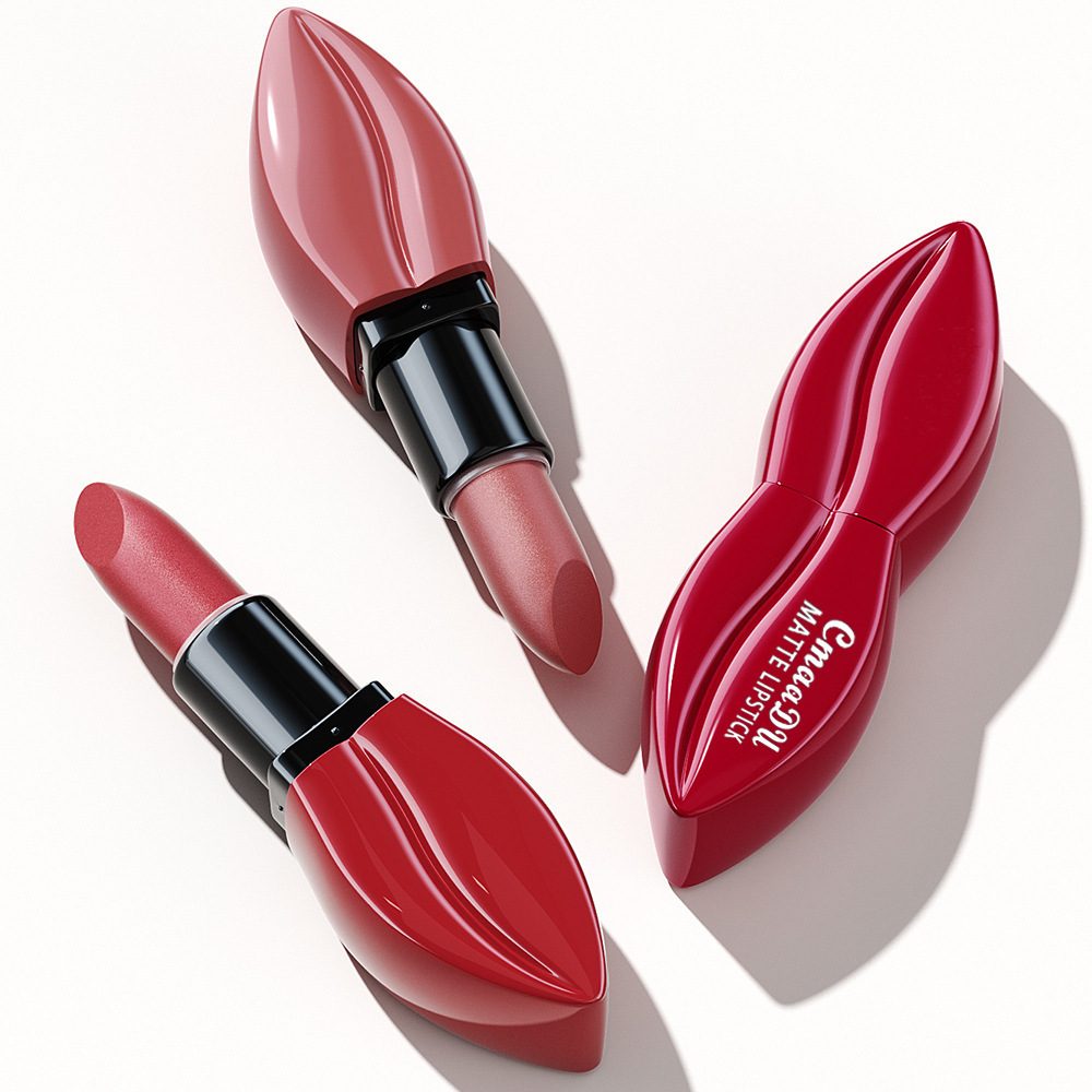 CmaaDu 10 Colors Matte Velvet Finish Long-lasting Moisturizing Lipstick Wholesale Cross-border Model_voghion.com
