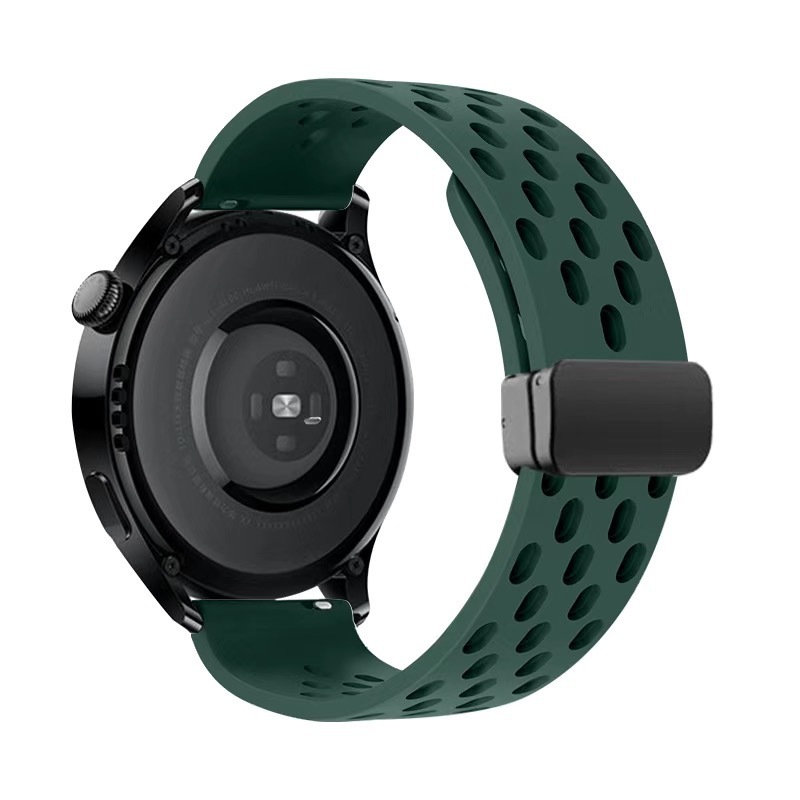 适用华为watch4手表带20mm磁吸原装透气表带22mm折叠GT2小米42mm|undefined