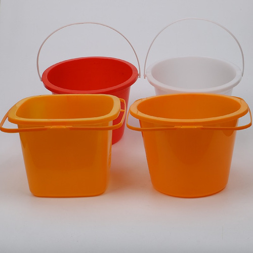 厂家批发 圆形方形油漆小桶 中号大号塑料沙滩桶 多用途 塑料小桶