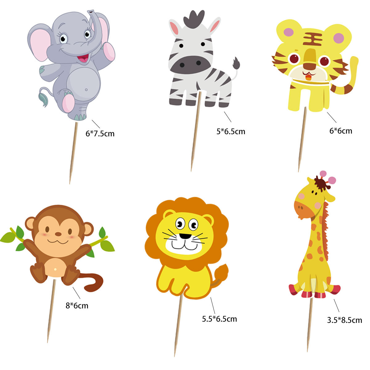 Bosque animal cumpleaños tirar bandera cumpleaños fiesta decoración colgante decoración dibujos animados papel cumpleaños tirar bandera triángulo bandera