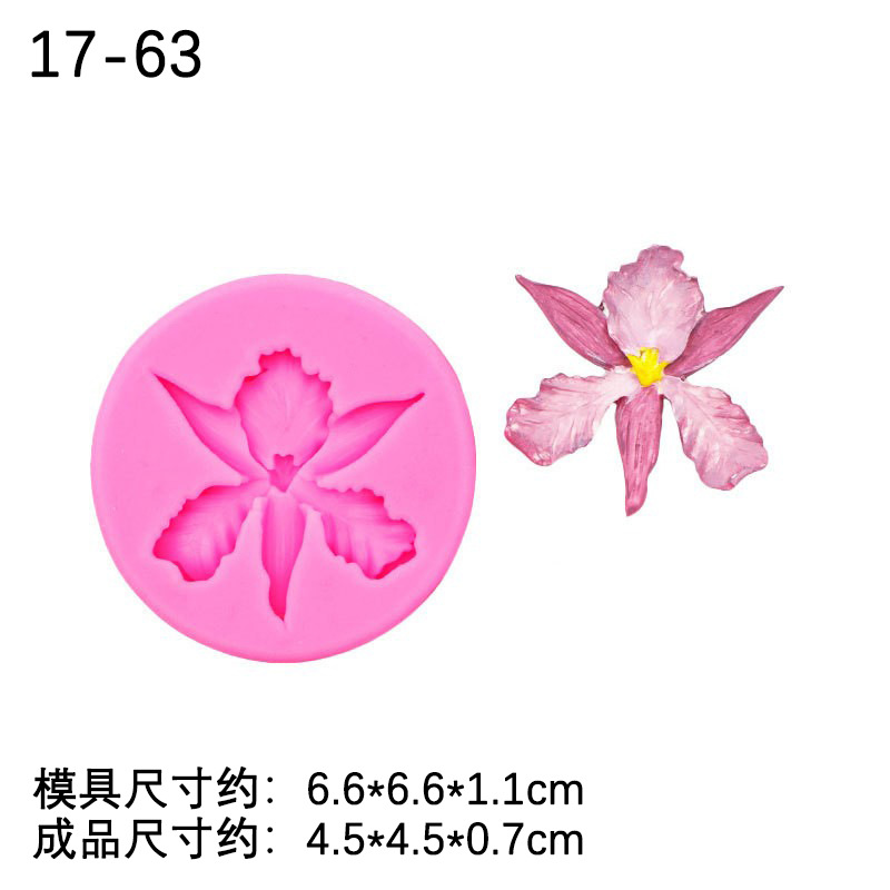 Grande y pequeño Rosa forma fondant pastel molde chocolate fondant pastel decoración epoxi arcilla decorativa Silicona