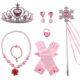 Children's Necklace suit Frozen Princess Crown Fairy Magic Baby Jewelry Girls' Jewelry Cross-border Explosions