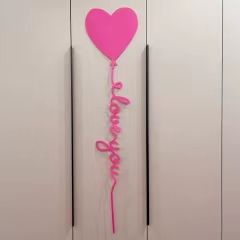 Warm balloon wall stickers felt cloth dormitory living room TV bedroom bedside background wall decoration stickers 2