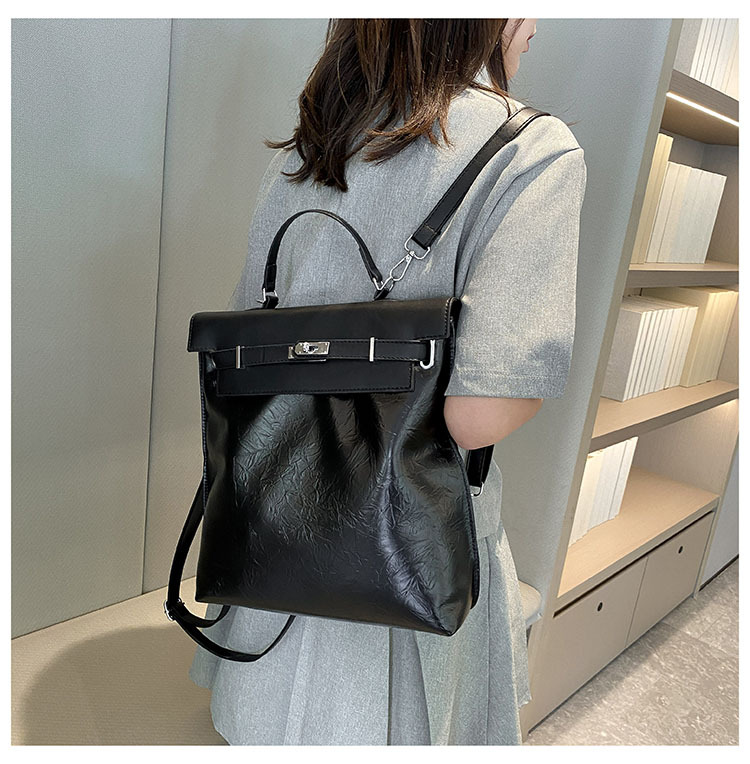 2023 Neue Doppel-Umhängetasche, Einzel-Umhängetasche, Umhängetasche, Dreifach-Nutzungstasche, Handgriff-Muster, Öl-Ledertasche, große Kapazität, beliebte Eimertasche_voghion.com