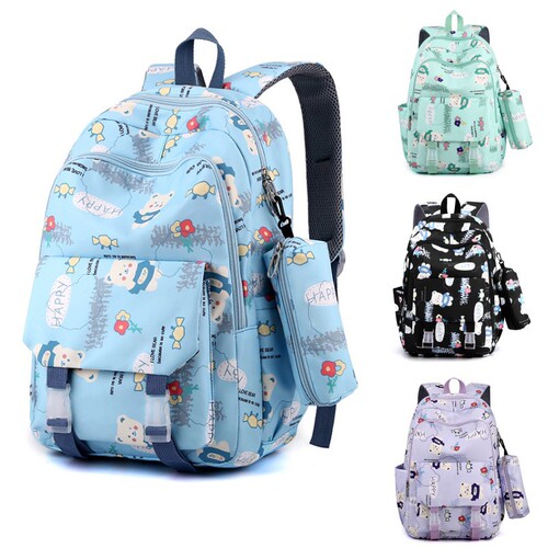 Wholesale new school bag, female ins cute junior high school student casual versatile backpack simple large capacity backpack