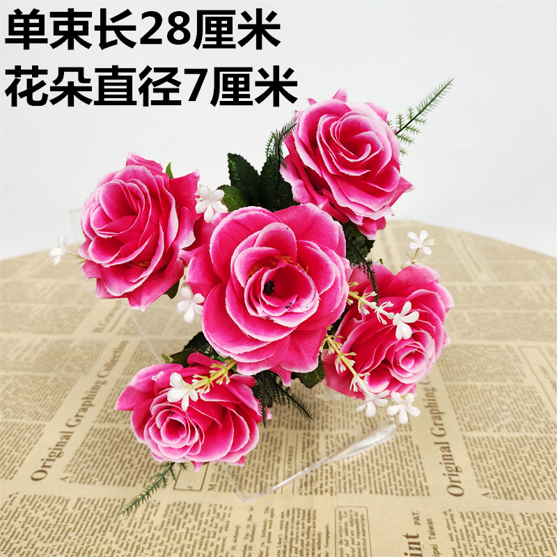 flores falsas flores de plástico ramo de flores de cascada flores secas decoración del hogar flores biónicas