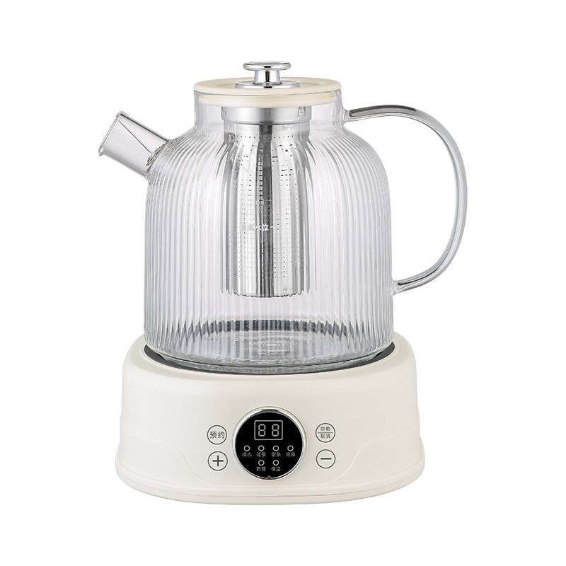 Factory Direct Sales All-Glass Body Health-Preserving Kettle for Home Use, Multifunctional Office Small Constant Temperature Tea Brewing Kettle 5