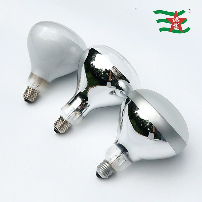 Инфракрасная лампа R125 с внутренней матовой поверхностью, изготовленная на заказ, для обогрева животноводческих помещений, для ванн, дальнего инфракрасного излучения.