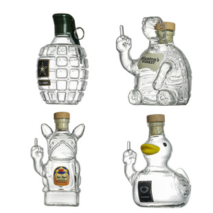 Cross-Border New Middle Finger Whiskey Duck Bottle