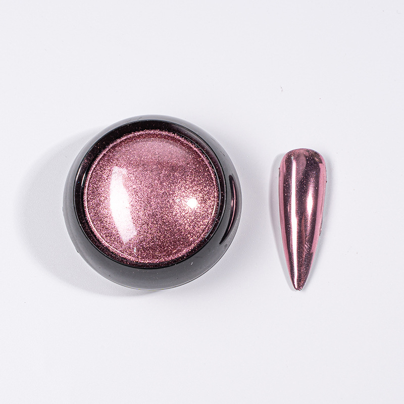 TikTok mismo Rainbow Mirror harina agua ondulación espejo mágico polvo al por mayor En stock suministro transfronterizo de uñas sólido espejo mágico polvo