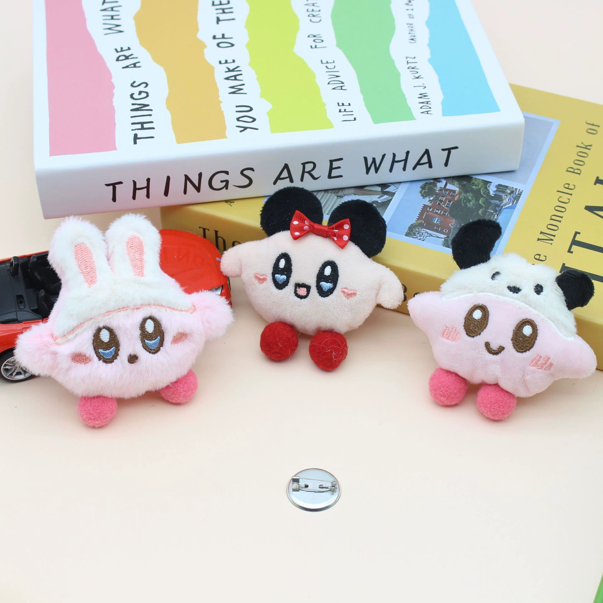 Cartoon pendant with bow, accessory, plush, DIY