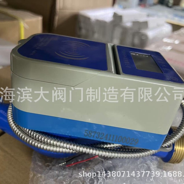 宁波沪环牌智能预付费插卡水表刷卡IC卡冷水水防冻远传水表DN25