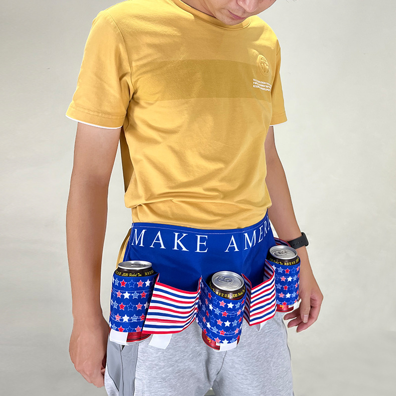 Novela soporte de bebida cinturón de cerveza creativo fiesta de picnic cinturón de bebida Festival de cerveza delantal
