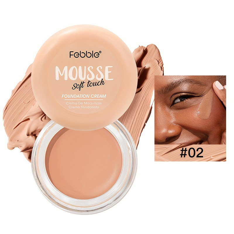 USHAS European and American Cross-border spot mousse base crema delicada impermeable corrector hidratante de larga duración FS446A B
