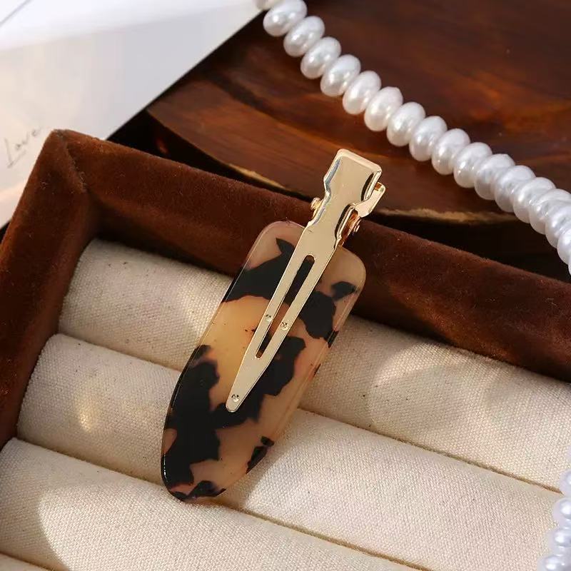 A8-아세테이트 사이드 클립-삽 스타일-라이트 대모갑