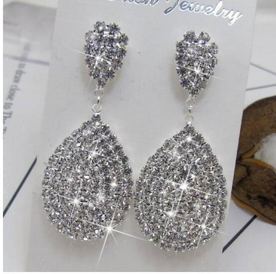 Stud Earring Shining Earrings Jewelry Wo...