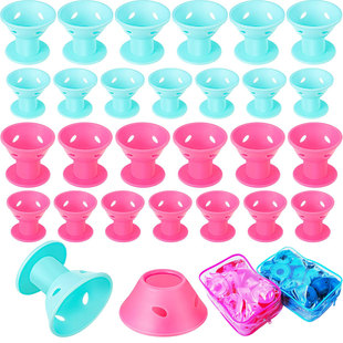 Cross-border Air Bangs Curler Lazy Sleeping Curler No Heat Mushroom Bell Hair Curl Silicone Curl Serve