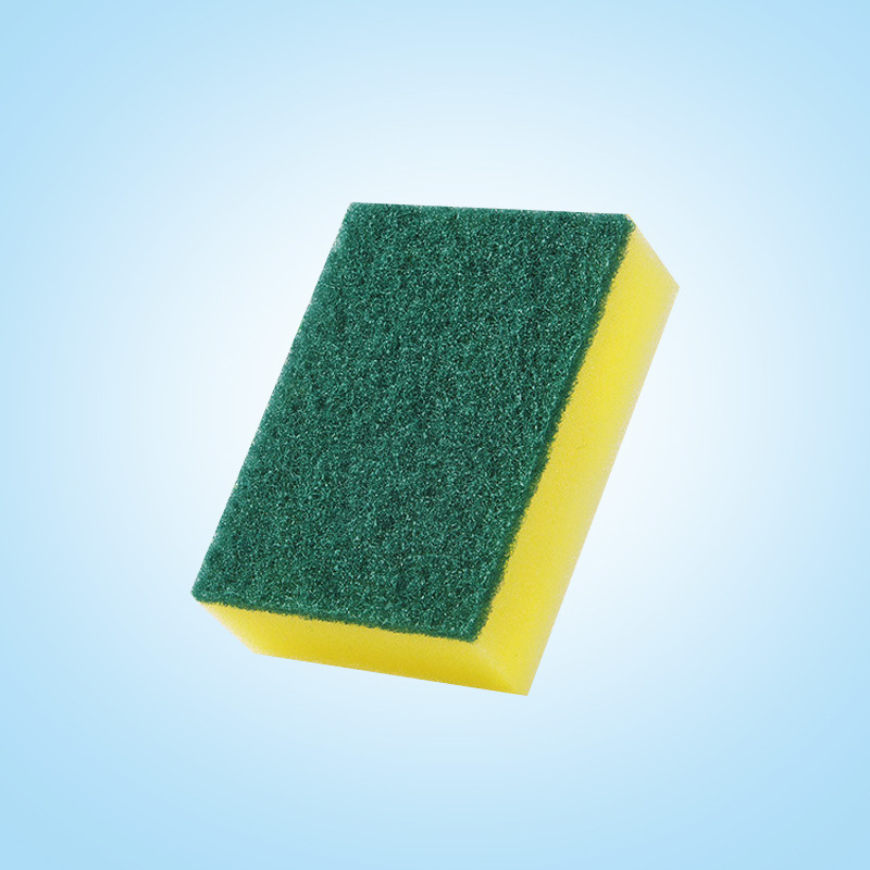 노란색 녹색 스펀지 브러쉬