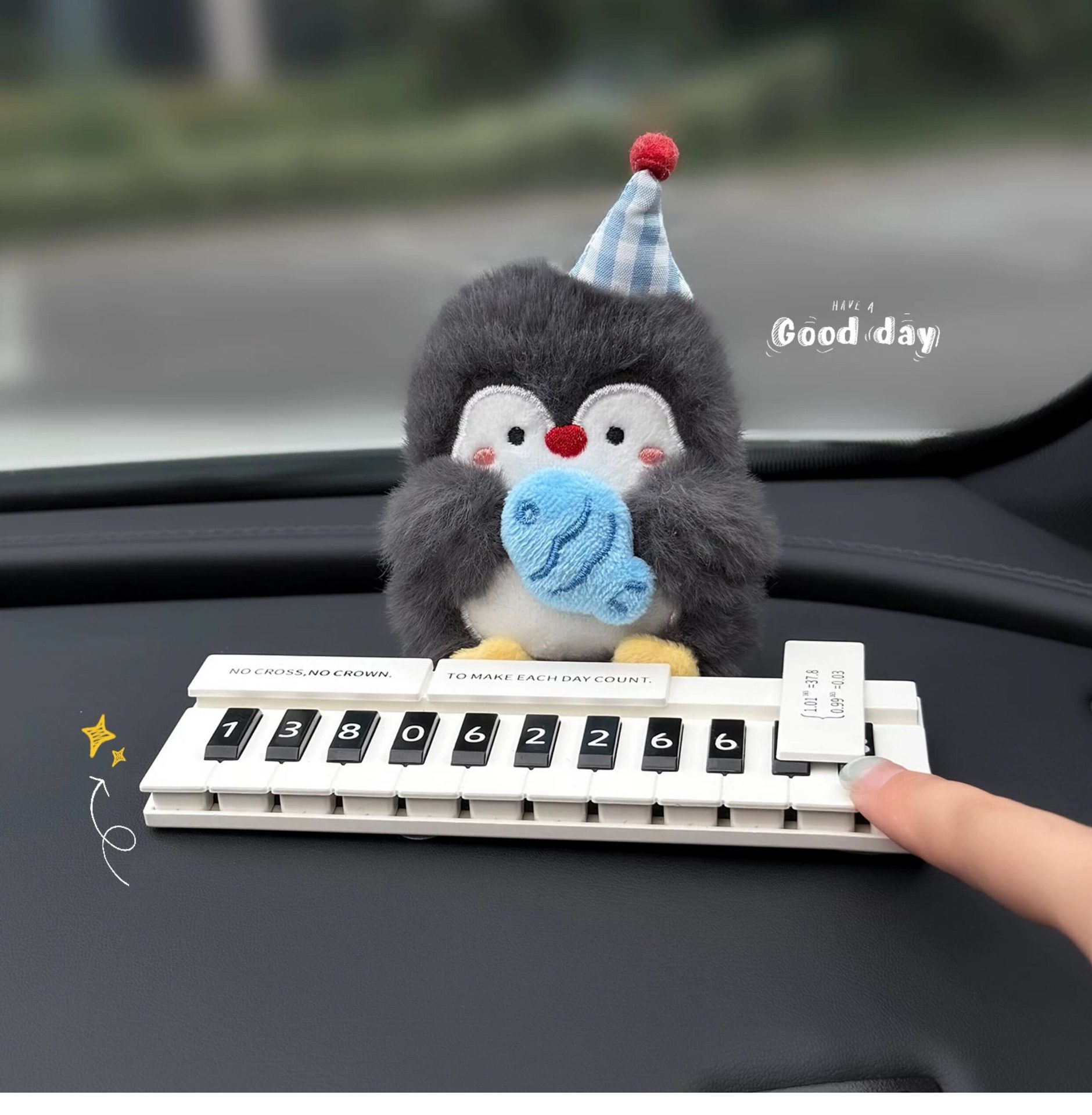 2026 New Model Temporary Parking Number Plate for Car, Hidden Mobile Phone Number Plate for Women