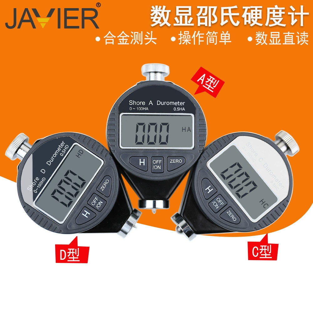 Электронный цифровой дисплей Измеритель твердости по Шору Измеритель Твердости пластиковых резиновых силиконовых шин Измеритель твердости типа A/C/D