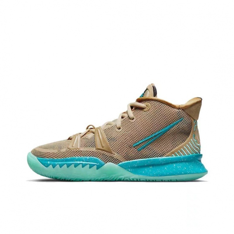 Putian Factory Pure Original Kyrie 7 Practical Basketball Shoes Kyrie 7 Black and White Men's and Women's Non-Slip Wear-Resistant Air-Cushioned Sports Shoes
