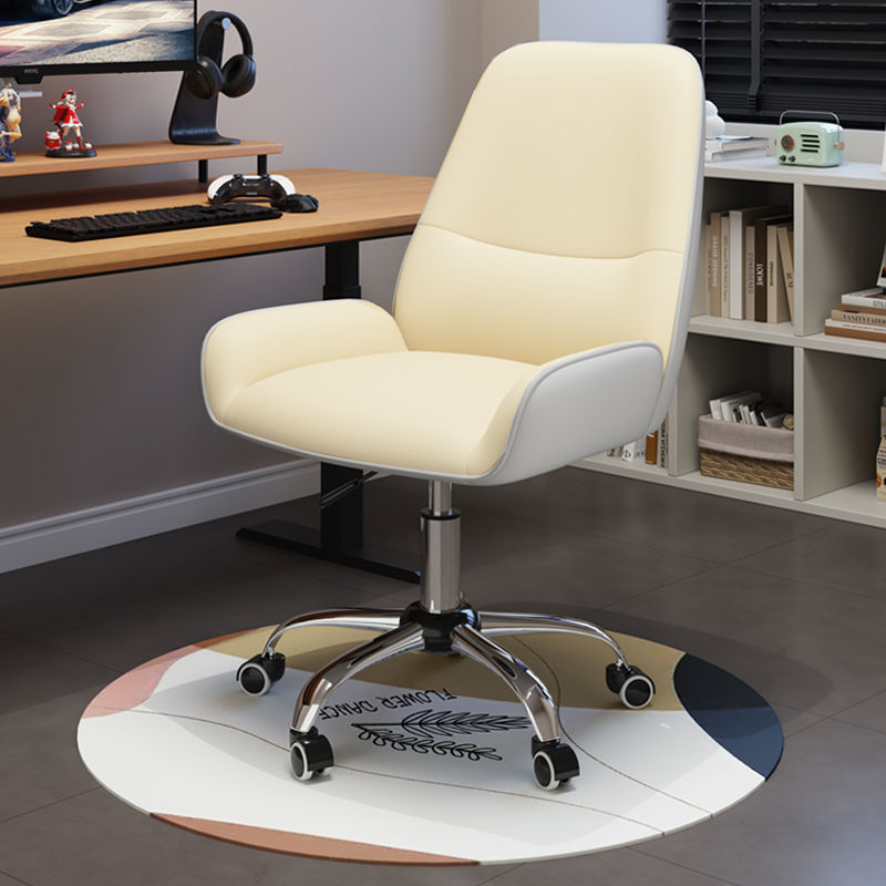 Comfortable Computer Chair for Long Sitting, Adjustable Home Office Chair with Backrest, Suitable for Study, Makeup, Hotel, and Office Use, Simple and Light Luxury Comfortable Computer Chair for Long Sitting, Adjustable Home Office Chair with Backrest, Suitable for Study, Makeup, Hotel, and Office Use, Simple and Light Luxury