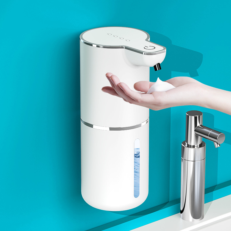 Nuevo dispensador de jabón de inducción automático, dispensador de jabón de manos automático, dispensador de jabón de espuma, teléfono de lavado de inducción automático montado en la pared