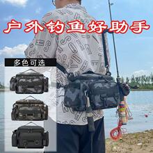 路亚包多功能腰包单肩背包钓鱼斜挎包渔具竿包垂钓收纳包装备大全