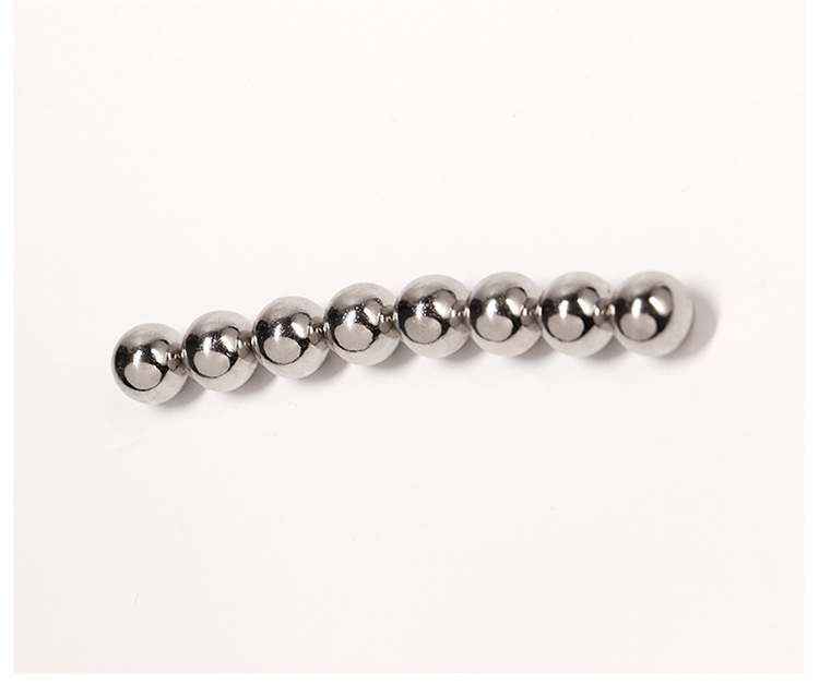 SM Magnetic Steel Beads Two-Piece Set, Silver Metal Massage Beads — detail image 24