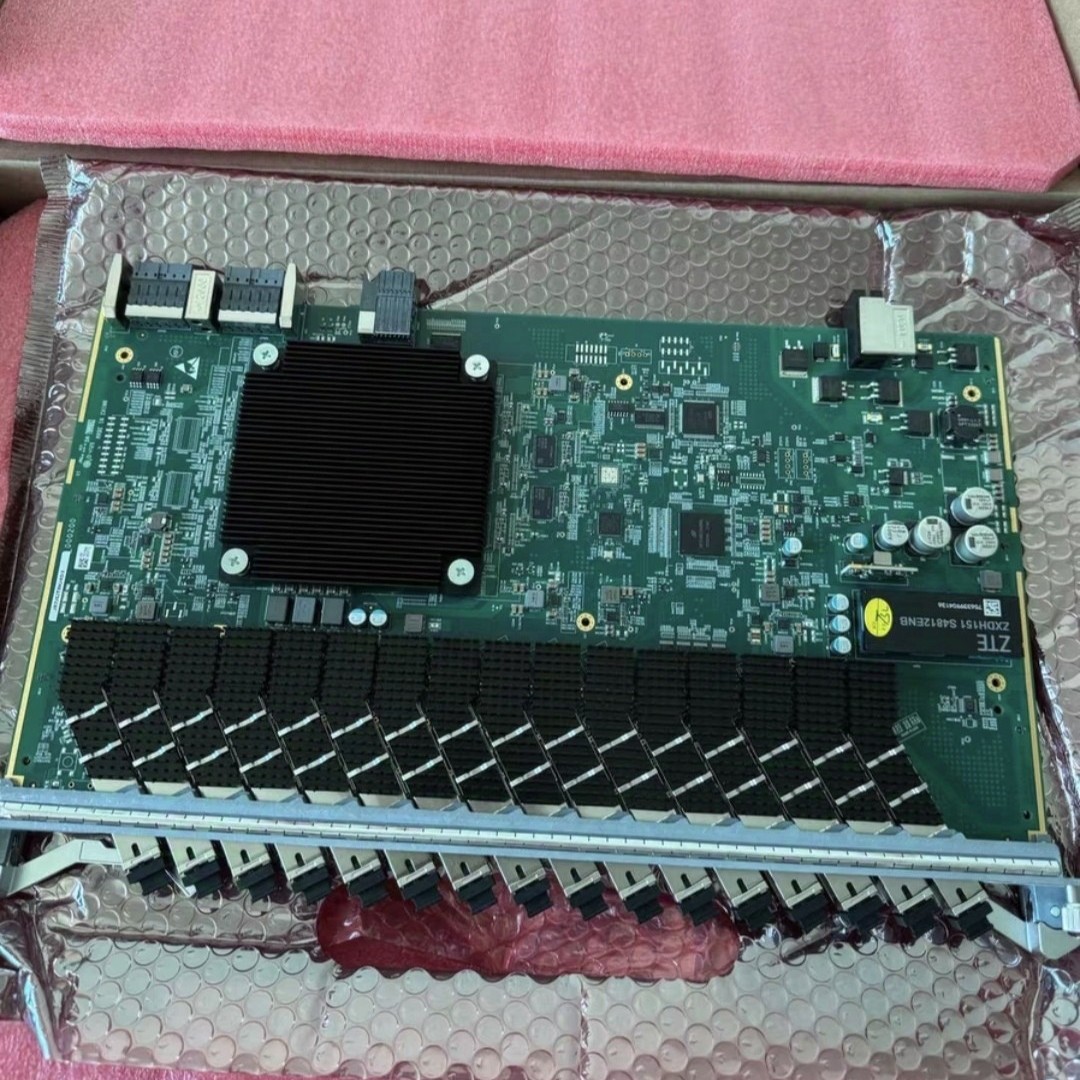 中兴GFCH万兆板卡，全新原包，满配XGSPONC+模块