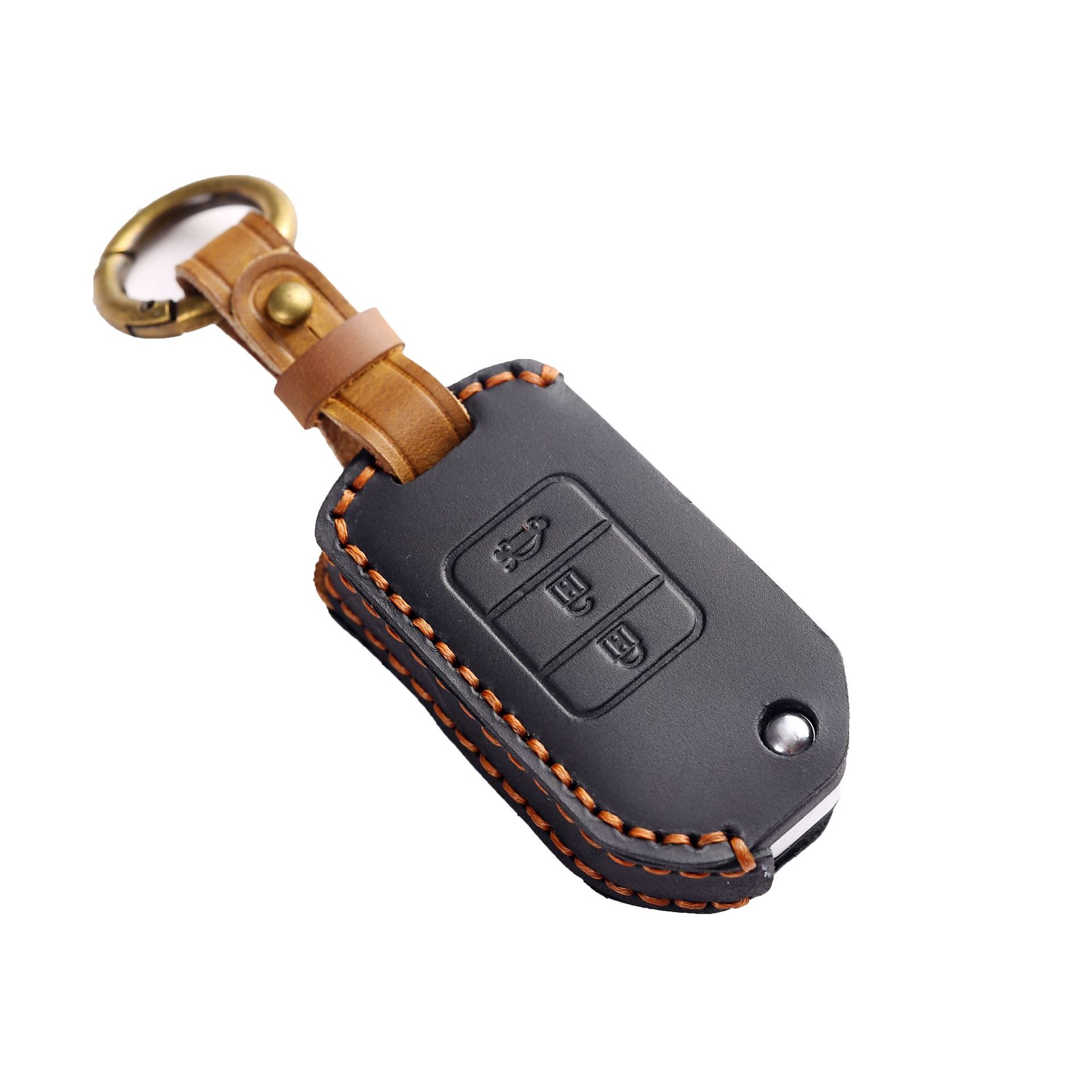 Car key cover suitable for this key cover, specifically for Toyota folding keys, handmade car key protective leather cover