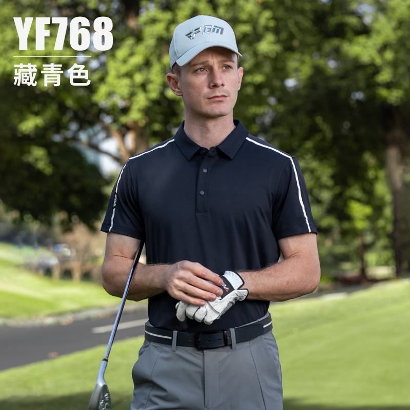 YF768 màu xanh hải quân tay ngắn