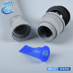 Flip-over washbasin direct drain siphon sink pop-up basin faucet set glue-free drain pipe