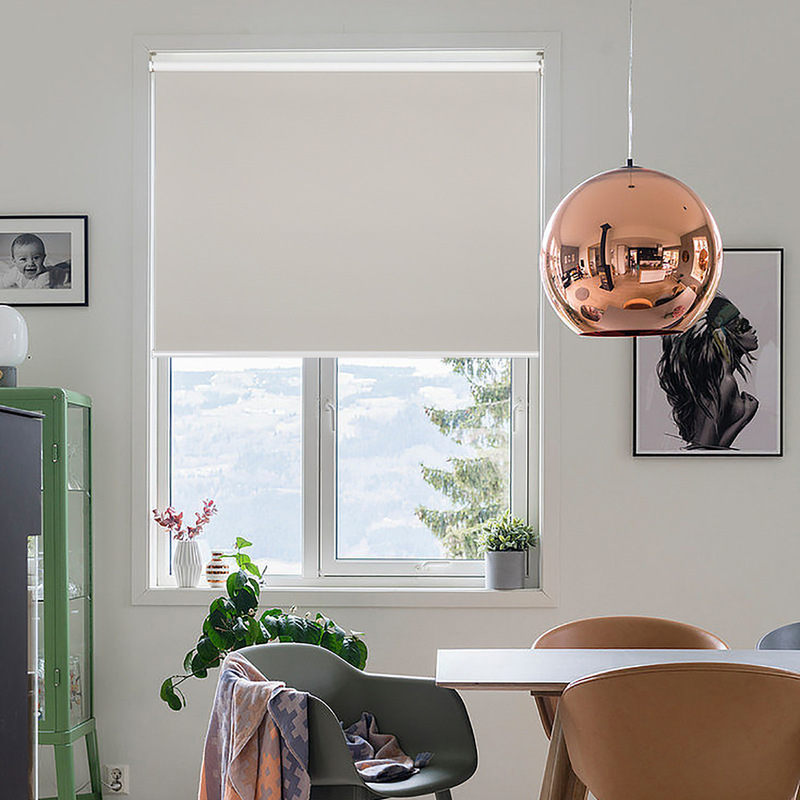 Blackout Roller Blinds for Full Blackout, Suitable for Study Rooms, Bedrooms, and Balconies, with Heat Insulation and Sun Protection