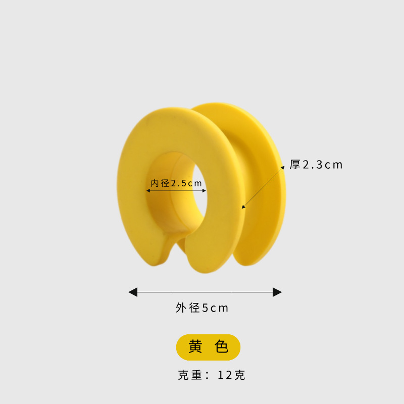 En stock al por mayor de silicona a prueba de viento anillo antideslizante gancho creativo bastidores de secado tubo redondo hebilla fija hebilla anillo de secado