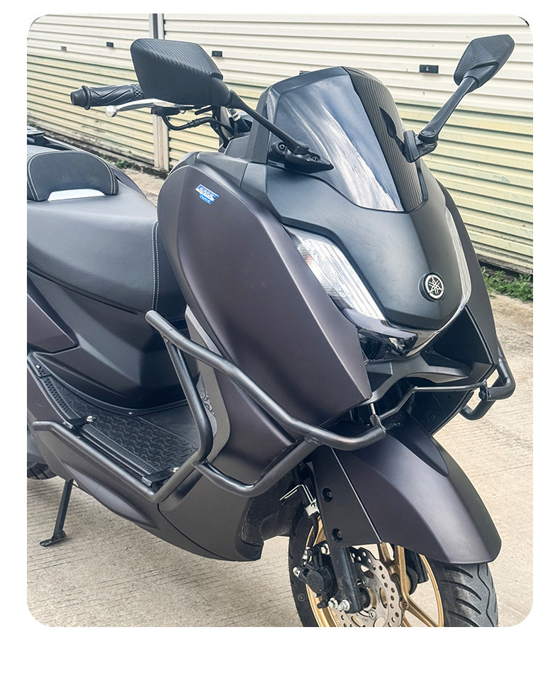 Suitable for Yamaha Xingying 125 Carbon Steel Bumper Exhaust Bar Tailstock Motorcycle Bumper Anti-Collision Modification Accessories