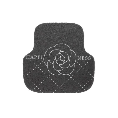 Mat Silk Circle Printed Car: Universal Foot Pad - camellia-quilted-rear-floor-mats
