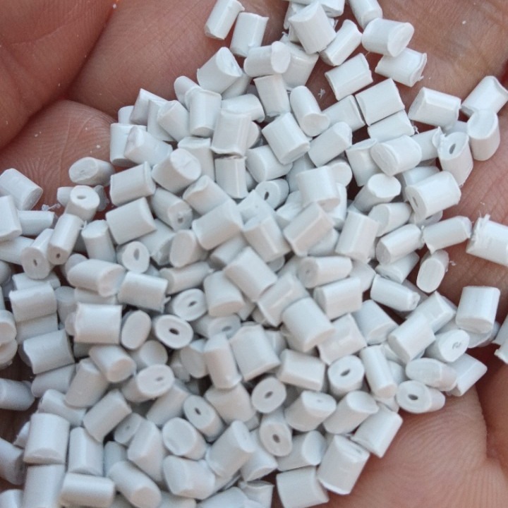 瓷白abs 白色abs 无黑点 水口造粒