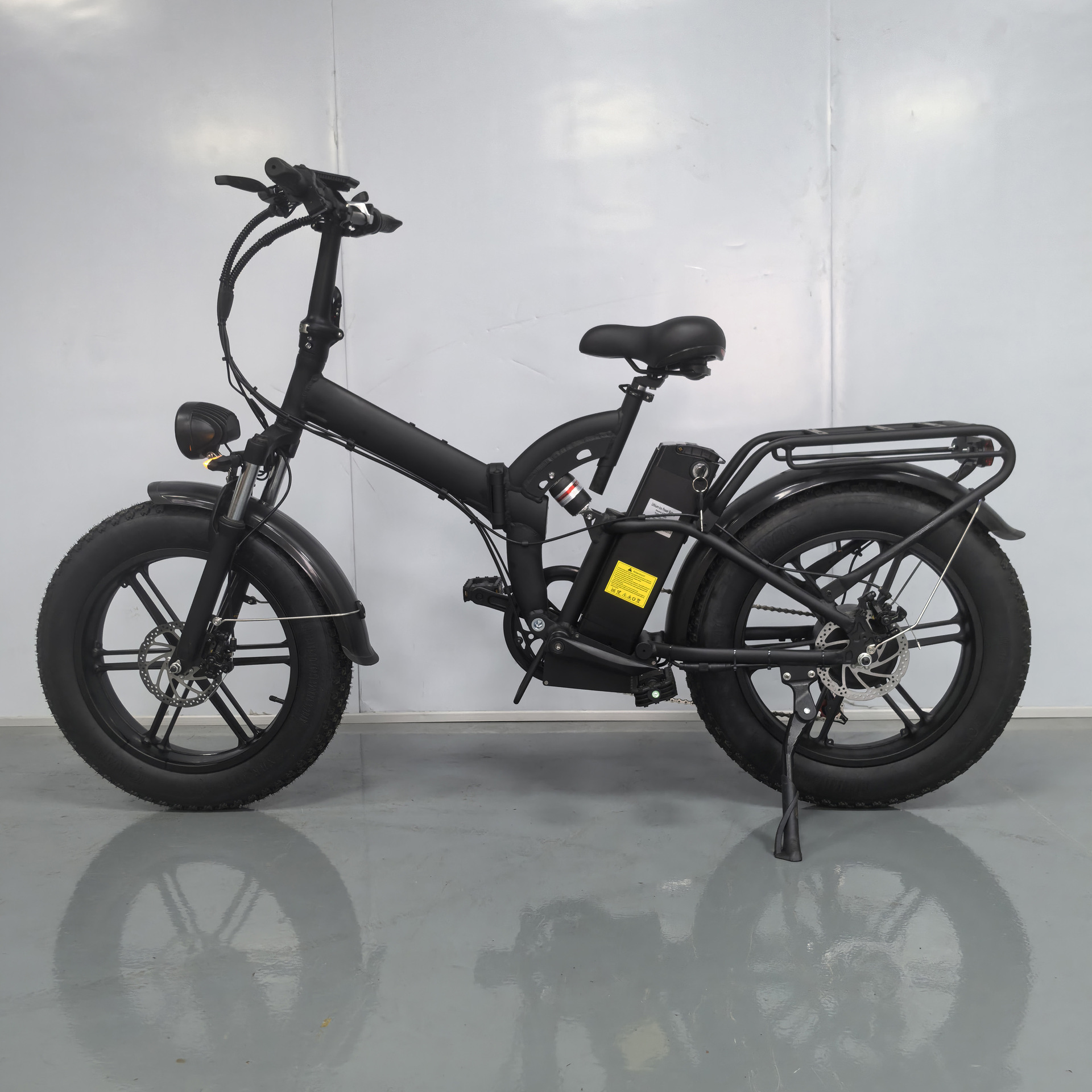 Ebike Factory 20 Inch Foldableing Snow Fat Tire Electric Power Bicycle Adult Variable Speed Snow Electric Bicycle