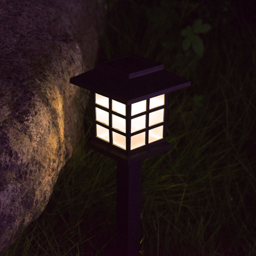 Cross-border outdoor LED lighting solar courtyard lamp small palace lamp stake lawn lamp mini solar light waterproof