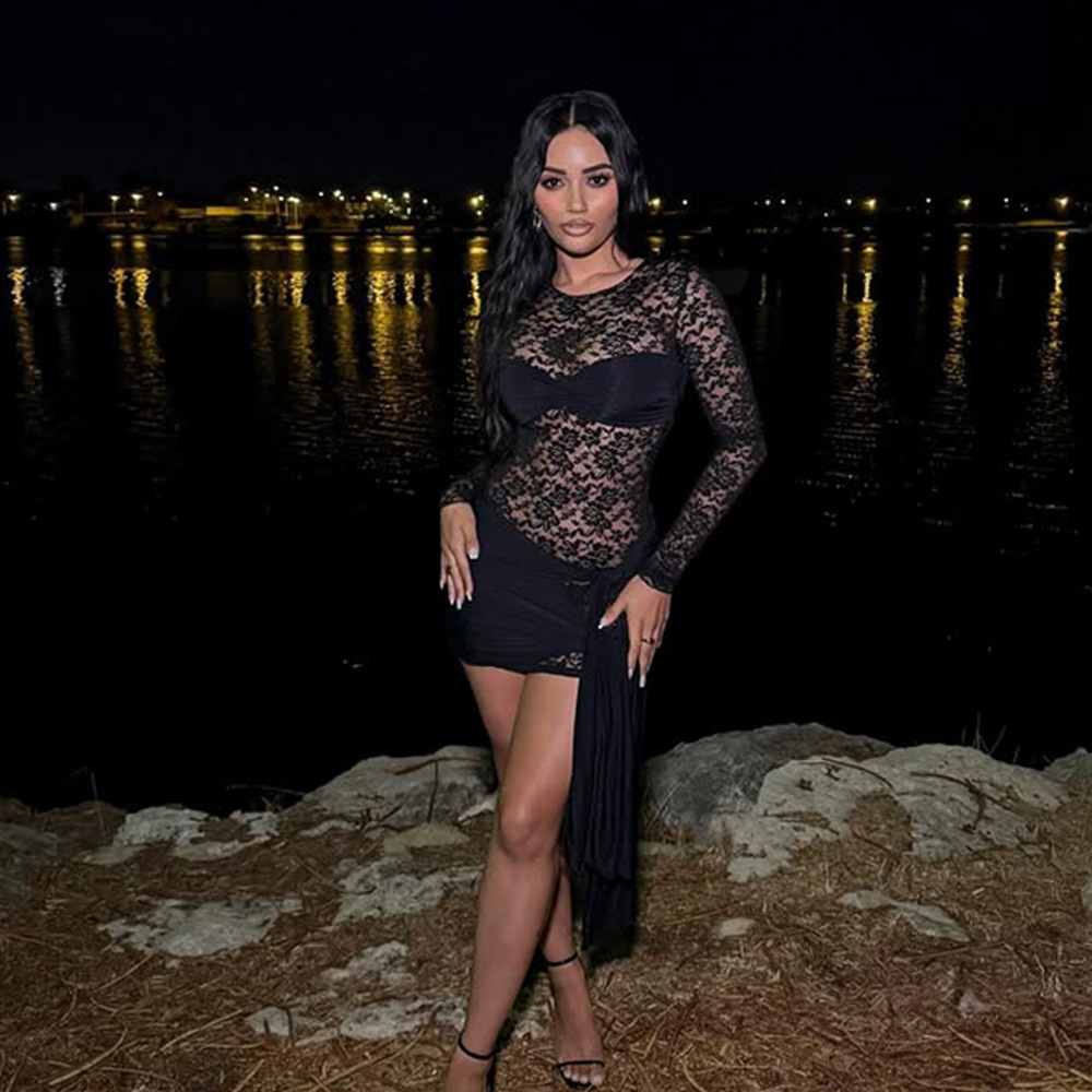 Summer design fashionable lace dress