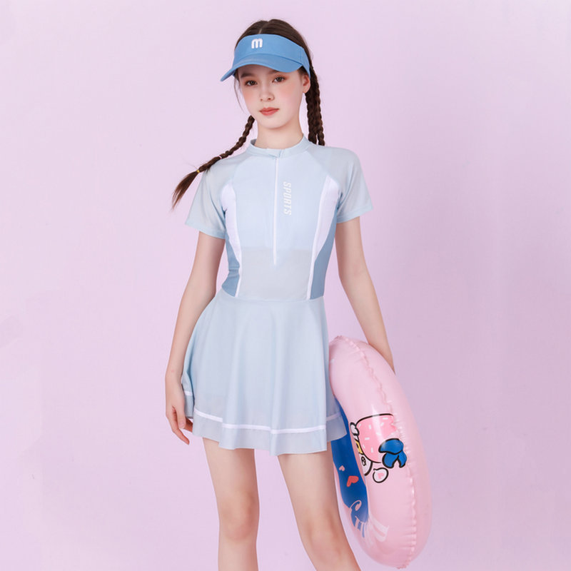 Children's Swimwear Girls and Girls Style Cartoon Swimwear Sports Cute Girls' Swimsuit